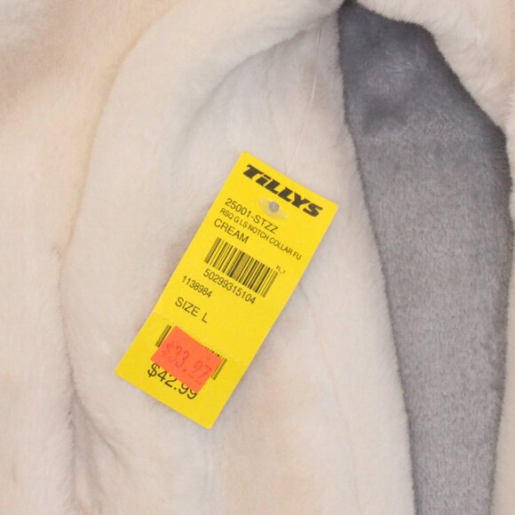 RSQ Kids Cream Fuzzy Jacket - Picture 6 of 9